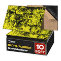 SGM Gold Exclusive Car Sound Deadening Mat 80 mil (2mm) 10 sqft (0.92 sqm), Automotive Sound Deadener, Self Adhesive Butyl Car Sound Deadening Material, Audio Noise Insulation and Dampening Sheets
