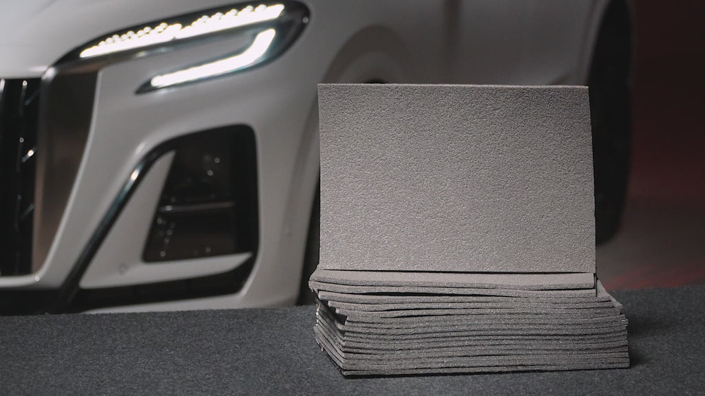 SGM Blue 360 mil (10mm) 18 sqft Car Sound Insulation - Heat and Cool Liner - Self Adhesive Closed Cell Foam Deadening Material - PE Foam Sound Deadener